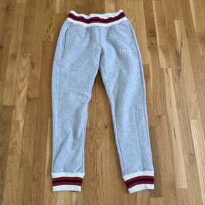 Champion Reverse Weave Sweatpants Men Small Gray Joggers Warm Up Athletic sweats